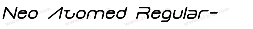 Neo Atomed Regular字体转换